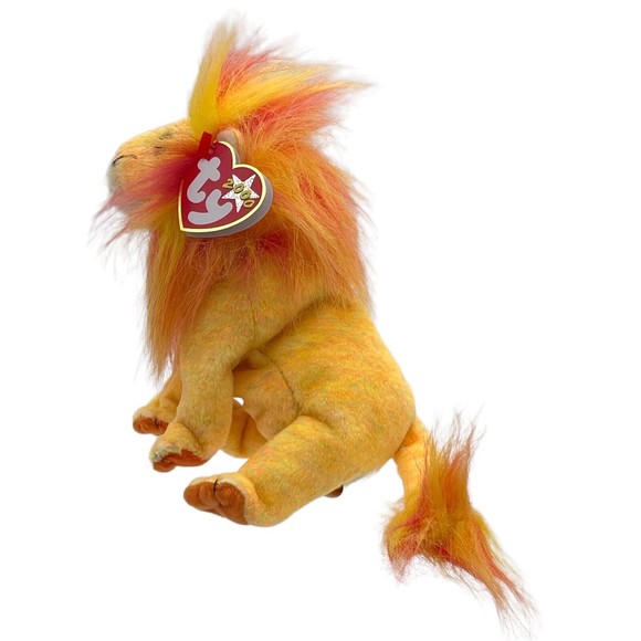 Ty Beanie Baby Babies 2000 Bushy The Lion with Colorful Mane RETIRED - Picture 3 of 10